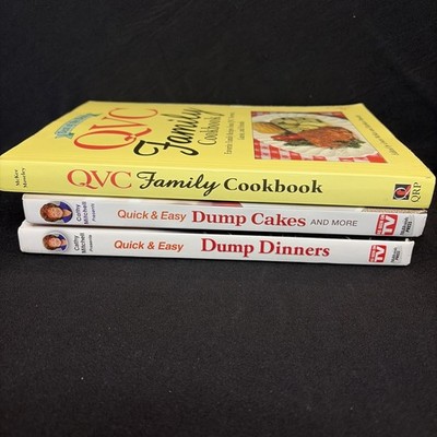 Lot Of 2 Cathy Mitchell Cookbooks And QVC Family Cookbook