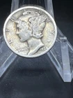 1938 D  Mercury Dime circulated 90% Silver Fine  # RJ151