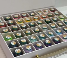 Class 15 For Janome Bobbins Pre Wound Embroidery - WHITE 60w - Plastic