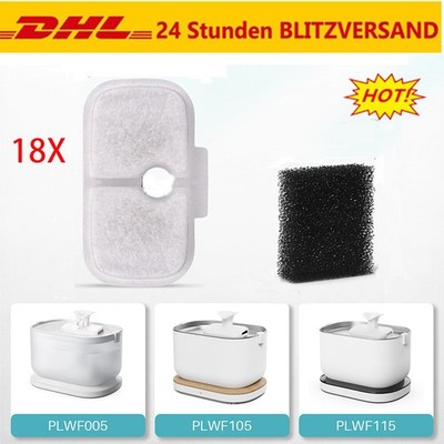 18 Packungen Ersatzfilter für Petlibro 2.5L Cat Water Fountain PLWF005 PLWF115