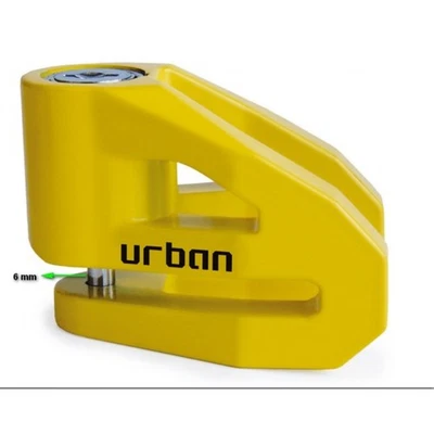 Anti-diebstahl Scheibe Urban UR2 6 MM Gelb Netzkabel Reminder Frei - Bild 1 von 4