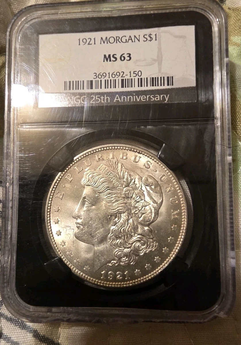 MS 63 Graded 1921 Year Morgan US Dollars (1878-1921) for sale | eBay
