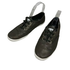Keds Women's 8.5 Tennis Shoes Casual Spring Gold Metallic Glitter Sneakers