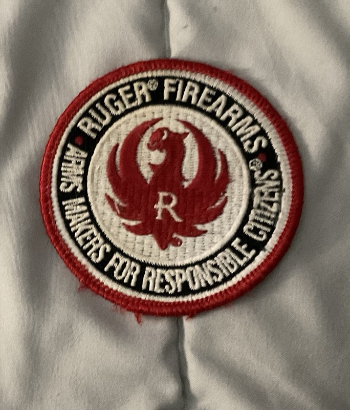 ​Rugar Firearms ARMS MAKERS FOR RESPONSIBLE CITIZENS Logo Patch Round Iron On 