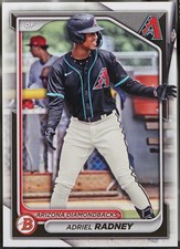 2024 Bowman Draft #BD-136 Adriel Radney Baseball NM