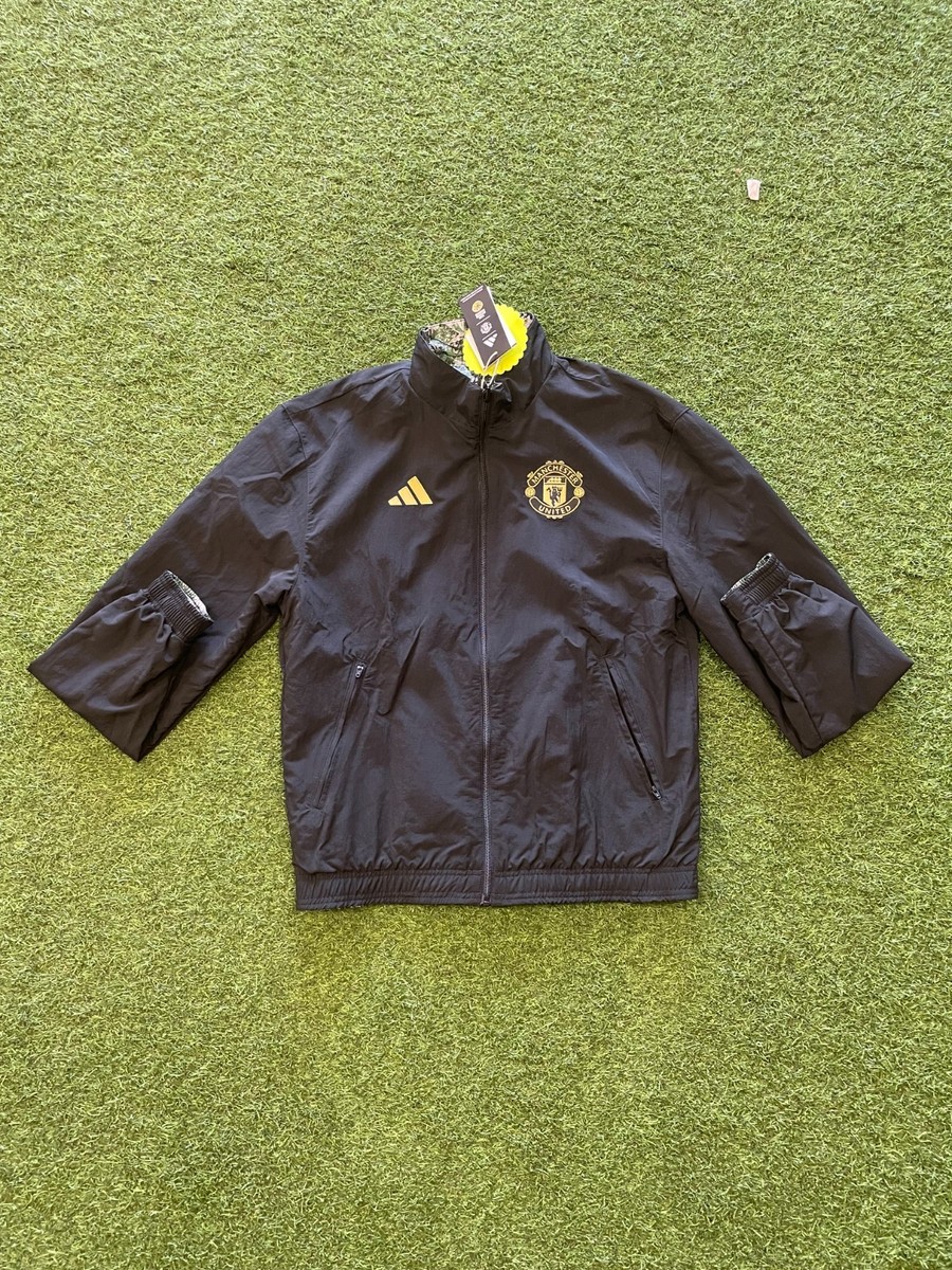 adidas Manchester United Stone Roses Anthem Jacket - Black | eBay