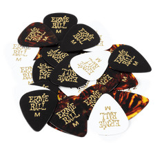 Ernie Ball Cellulose Guitar Picks - Medium Assorted Colors - 12 Pack