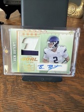 Ben Bryant 2024 Leaf Trinity Football Goal To Go Patch Auto #/25 Northwestern