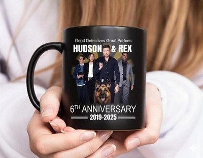 Good Detectives Great Partners Hudson And Rex 6Th Anniversary 2019 2025 Mug