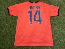 2009/10 Nike FC Barcelona Thierry Henry Away Soccer Shirt Football Jersey Sz XXL