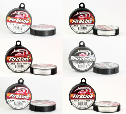 BeadSmith® FireLine Geflochten Perle Faden Schnur Stark Bespannung * viel Farben