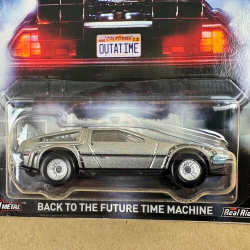 Hot Wheels Premium Pop Culture Back To The Future Time Machine 1:64 Diecast Car - Picture 3 of 6