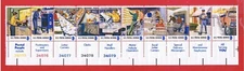 #1489-1498    MNH OG  strip of 10 Post Office w/tabs   Free S/H