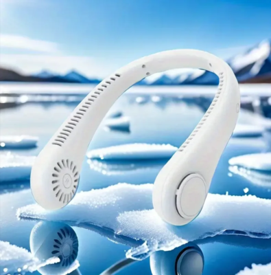 #ad #ad USB Portable Hanging Neck Fan Cooling Air Cooler Little Electric Air Conditioner $10.99