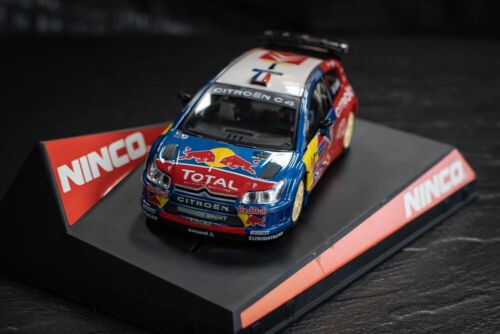 Slotcar Citroen C4 WRC Red Bull Rally 2008 (50514) 1:32 rara modello reale - Foto 2 di 10