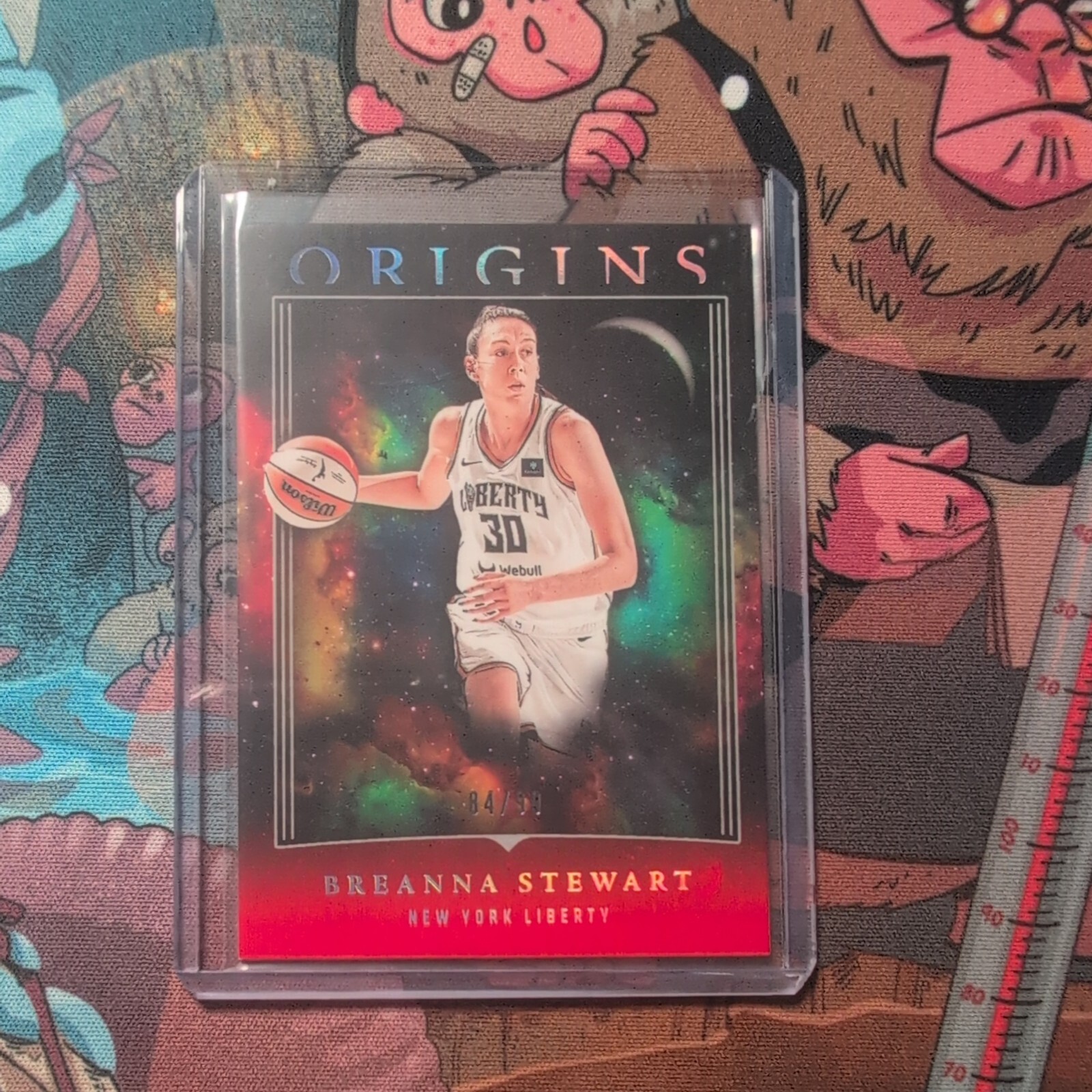 BREANNA STEWART 2024 Panini Origins WNBA Red 84/99 New York Liberty