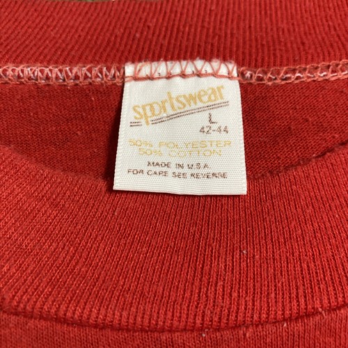 Vintage 70er Jahre Single Stitch Work is a Four Letter Wort T-Shirt Größe Large Made in USA - Bild 2 von 8