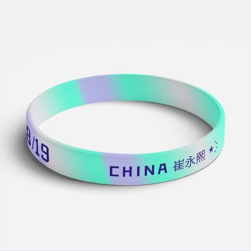Braccialetti Silicone Personalizzati Personalizza Logo/Testo Inciso Bracciali Gomma - Foto 56 di 57