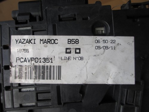 9666527580 BATTERIE SICHERUNGSKASTEN CITROEN C4 PICASSO - Bild 2 von 9