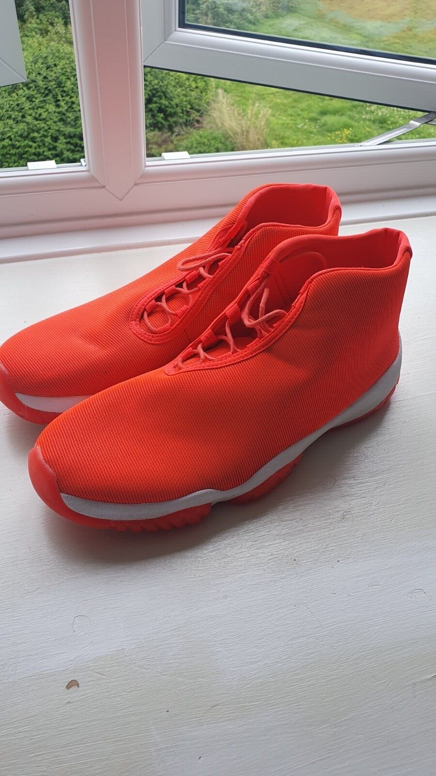 Nike Air Jordan Future UK 12 INFRARED 23-WHITE REFLECTIVE 2014 *Rare*