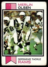 Merlin Olsen 1973 Topps Card  #479