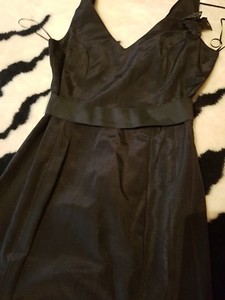 river island black silk dress