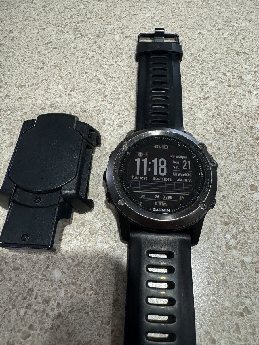 garmin fenix 3 hr sapphire watch | eBay