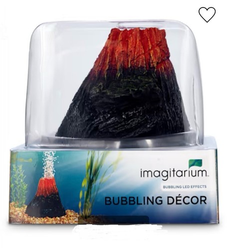Imagiterium Bubbling LED Volcano Aquarium/Terrium Decor - Picture 4 of 5