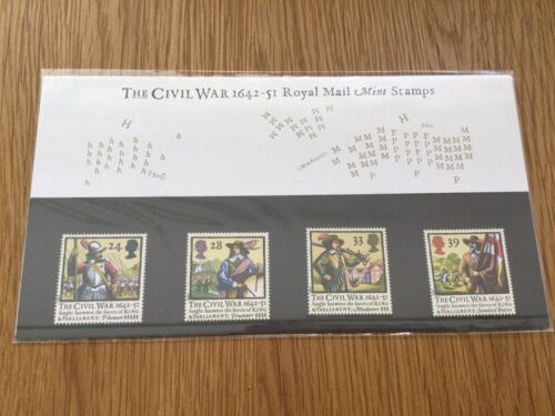 THE CIVIL WAR 1642-51 Presentation Pack Royal Mail Stamps