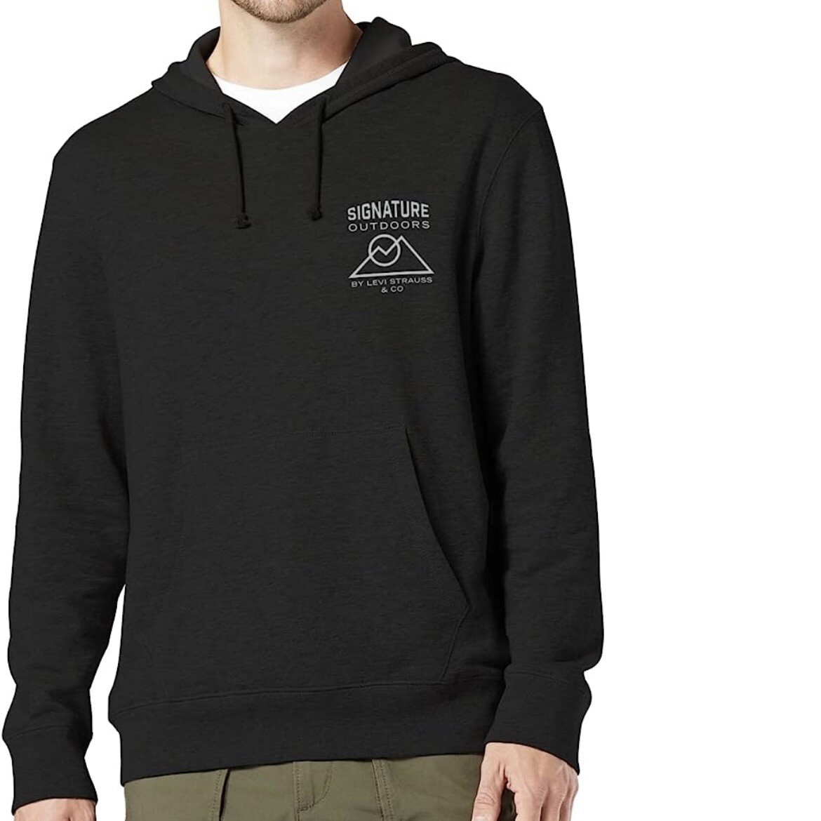 Signature Outdoors Levi Strauss & Co. Pullover Hoodie Sweatshirt Men’s Size M