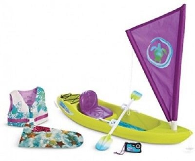 AMERICAN GIRL LIMITED ED 2016 LEA OCEAN KAYAK SET NIB JESS KAILEY GRACE JULIE 