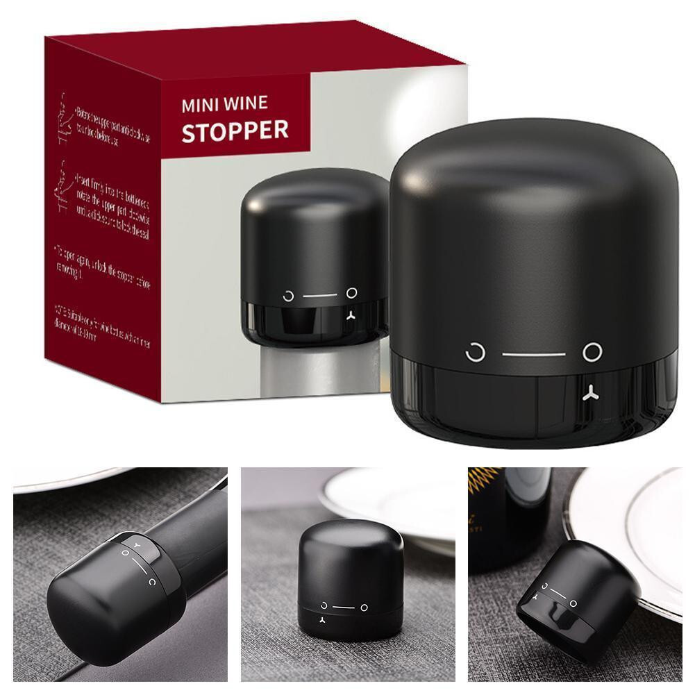 2 Pz Mini Wine Stopper Tappo Bottiglia Vino Sigillante A Prova Di Perdite