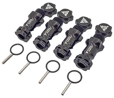 NEW NHX RC Wheel Hex Adapter 12mm to 17mm Anti-Dust 30mm Offset Extender 4pc