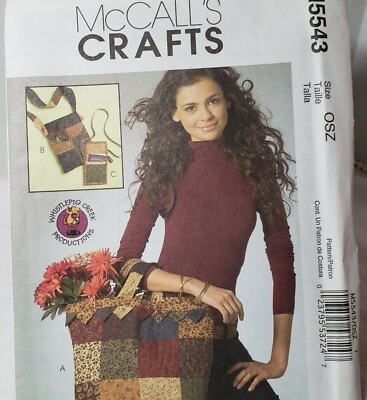 McCall's Sewing Pattern M5543 Whistlepig Creek Quilted Bags NOS | eBay