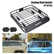 Universal SUV Rooftop Cargo Basket Luggage Carrier Holder Rack 42" x 36" x 5"
