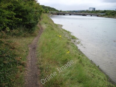 Photo 6x4 Ports Creek towards Railway Bridge Highbury/SU6604  c2010