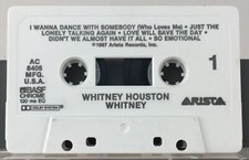 Whitney Houston Self Titled Audio Cassette Tape Album 1987 Arista Records