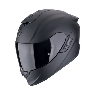 NEU Scorpion Fiberglas Motorradhelm Sonnenblende EXO-1400 EVO 2 AIR matt schwarz