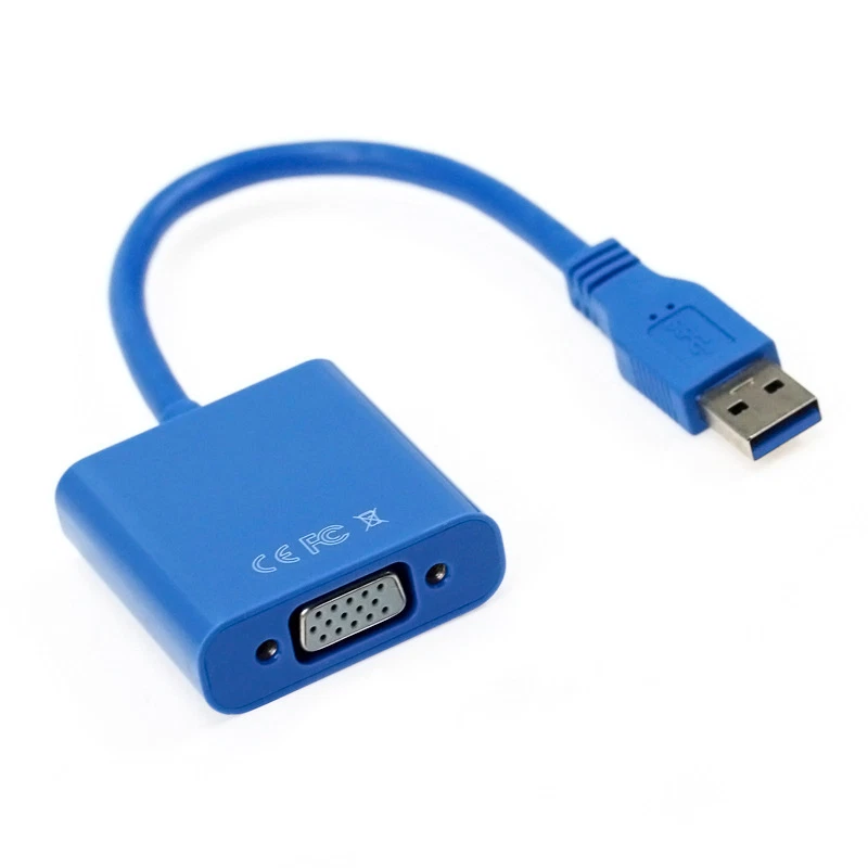 USB 3.0 2.0 to VGA Video Graphic Card Display External Adapter for Win 7/8/10 - Image 2 of 4