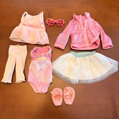 American Girl Doll - Rare Ballet Outfit set with Jacket and glasses - Original