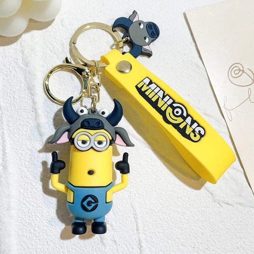 Anime Minions Keychain 12 Chinese Zodiac Series – Cute Cartoon Key Ring Gift - Picture 13 of 18
