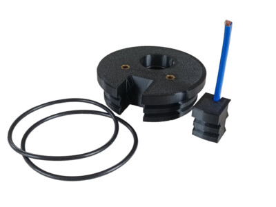 Brunnendeckel Brunnenkopf 4½ Zoll [DN115] Stecksystem 32-40 mm PE / 1-1¼-1½ Zoll