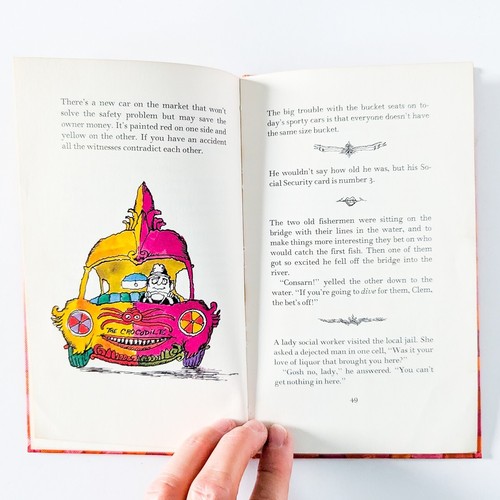THE JOKE IS WILD by Stanley Davis 1968 Hardcover Hallmark Edition - Picture 9 of 10