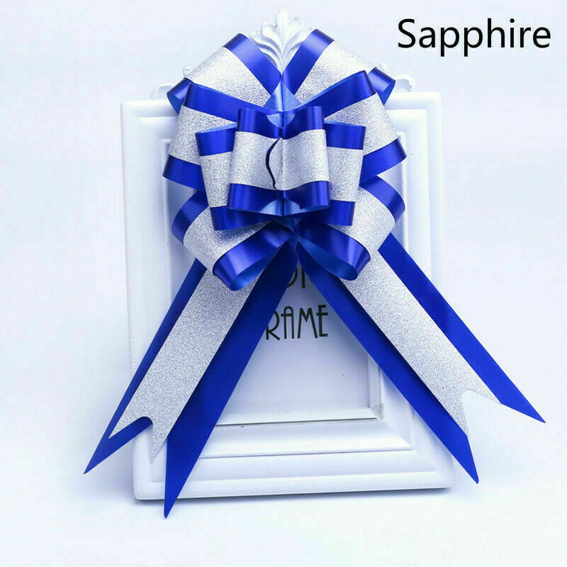 10 X Large Bow-knot Pull bow Ribbons Wedding Car Decor Gift Box Packaging EAN