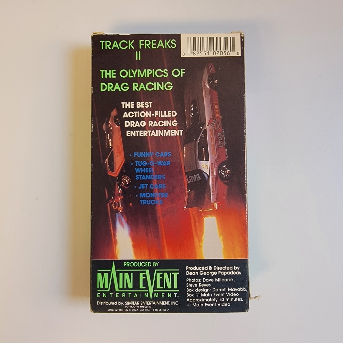 Main Event Video Track Freaks II & Fire in the Pipe (Rare VHS Tape) Drag Racing Main Event Video Track Freaks II & Fire in the Pipe (Rare VHS Tape) Drag Racing