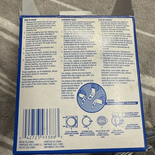 NEW Wagner NAPA Halogen Sealed LOW Beam Headlamp-H5006 Or 5006. 5-5/8” Diameter - Picture 3 of 6