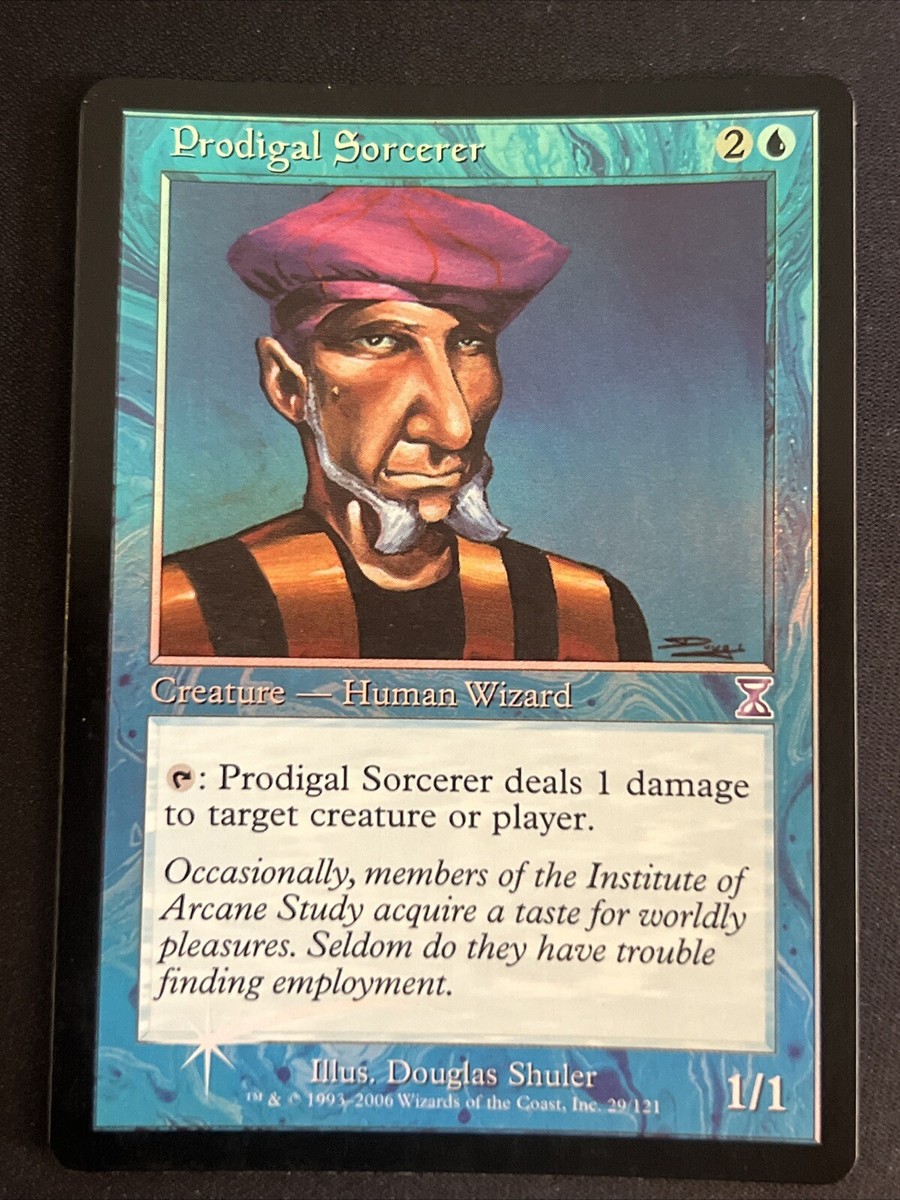 1x Foil Prodigal Sorcerer (29) Time Spiral Timeshifted MP MTG