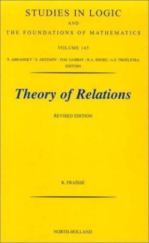 Theory of Relations Fraisse Hardback North Holland 9780444505422 Volume 145