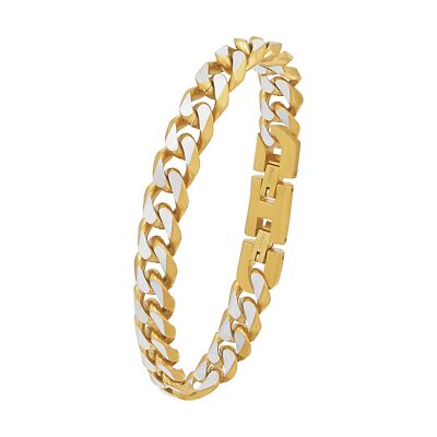 Cuore di cioccolato charm bracciale acciaio inox - Gioielli - Bracc