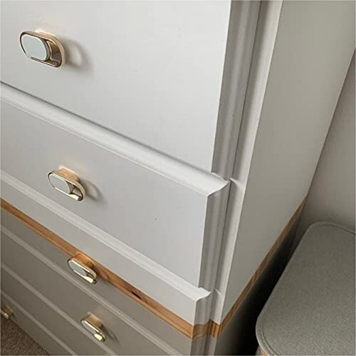gold knobs on white dresser Marlo Kids main image 1